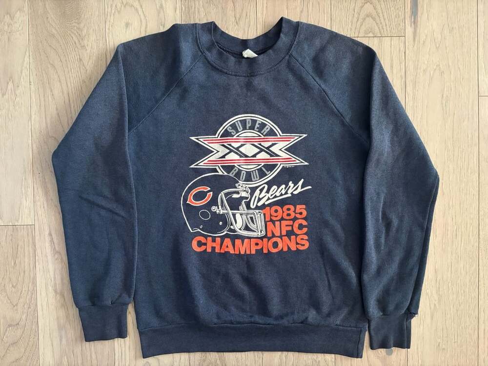 Vintage NFL Chicago Bears Sweatshirt 1985 NFC Champions